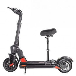 BEISTE Scooter BEISTE C1 Electric Scooters Adult with Seat, Urban Commuter Folding E-scooter with 500w Motor, Max Speed 45km / h, 48v Lithium Battery, 10'' Tire, 40km Long-Range