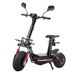 DeTec Electric Scooter DeTec. DT-PRMTS3000 Prometheus Electric Scooter 3000 Watt Li-Ion Battery Black