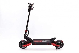 Zero Electric Scooter Electric Adult Scooter (e-scooter) ZERO 10X - 2 Wheel Drive 23Ah / 52V LG Battery, Autonomy 80-110 Km (68 miles), Speed 65 Km / h (40mph), 2 x 1000W Motor, 10" Pneumatic Wheels, Hydraulic Brakes (Black)