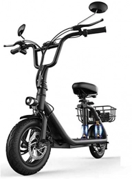 Erik Xian Scooter Electric Bike Electric Mountain Bike Adults Foldable Electric Scooter, 48V 8AH 500W Portable Electric Scooter, LCD Display / 1-3 Gears / USB Mobile Phone Fast Charge for the jungle trails, the snow, the b