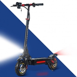 Syvvy Scooter Electric Scooter Adult , 1000W Brushless Motor, 10-Inch Pneumatic Off-Road Tires, 50KM Battery Life, 45KM / H, Foldable Electric Scooter, Can Bear 265 Pounds, Suitable For Adult Commuting Travel
