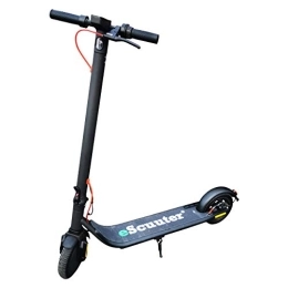 Evergene Electric Scooter Electric Scooter - Up to 15MPH, 8" Air Filled Front Tire, Rear Wheel Drive, 250W Brushless Hub Motor, Lightweight 21lbs, Anti-Rattle Aluminum Folding Electric Scooter for Adults