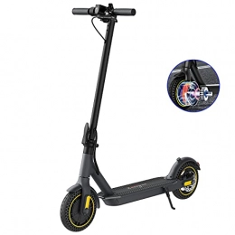  Electric Scooter Happyrun 10 inch Electric Scooter , Foldable Scooter with 3 Adjustable Speed, Shock-absorbing honeycomb tire, Powerful 350W Motor,