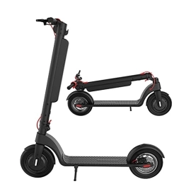 KaraQoton Scooter High Performance 350W Brushless Motor Electric Scooter X8 Adults Foldable Portable With Long-Range Motor 28 Miles 10 inch Pneumatic Tyres Top Speed 15.5 mph Electric Kick Scooter Removable Battery
