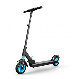 JUSTYAOFENG Electric Scooter JUSTYAOFENG Motor 8inch Tires Foldable Electric Scooter Scooter (Color : Black)