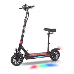 Kugoo Electric Scooter Kugoo KIRIN M4 Folding Electric Scooter 10" Pneumatic Tires 500W Brushless Motor 3 Speed Modes Dual Disc Brake Max Speed 45KM / h LED Display 45KM Long Range