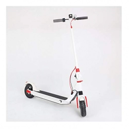 LJP Scooter LJP Electric Kick Scooter E-scooter Portable Folding 8.5 Inch Tires 350w Motor Max Speed 25km / h Up To 20-25KM Range 3 Speeds Adults (Color : White)