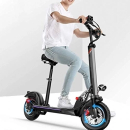 MMJC Electric Scooter MMJC E Scooter Pedal Scooter City Roller Electric Scooter Folding with 60Km Long-Range Battery, Up To 45Km / H, Easy To Fold And To Carry E-Role