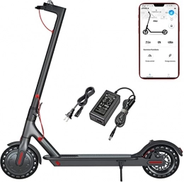 NOPWOK Electric Scooter NOPWOK Electric Scooter and Charger Sets for Adults, 350W Powerful Moter E-Scooter, 25km / h App Control / Intelligent LED Panel / 8.5" Explosion Proof Tires / Long-Range Battery / Portable & Foldable