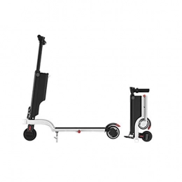 P&LK Electric Scooter P&LK Electric Scooter For Adults-Powerful 250W Motor, 8.5" Air Filled Tire, 23 KPH, Easy Carry Design, Ultra Lightweight E Scooter, White