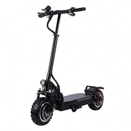 Panjianlin Scooter Panjianlin Electric Scooter 80 Kilometer Long-Range Portable Folding Design Commuting Motorized Scooter Adult Ultra-light (Color : Black, Size : 60V / 32A)