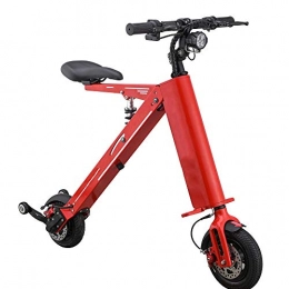 Shykey Scooter Portable Folding Electric Scooter, Supporte Un Poids 100 Kg (220 Lb), Adult / Children Travel Alliage D'aluminium Electric Car, Suitable for Campus And City Trips, Red