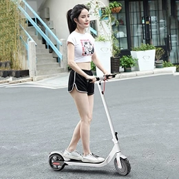 qwert Electric Scooter qwert Max Speed 30km H, Foldable E-scooter, Unisex Youth Electric Scooter, 350w Motor, Commuter Scooter Lightweight 12kg, LCD Display Screen, Honeycomb Tires, 4A