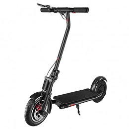 QYTS Scooter QYTS Electric Scooter Adult, 10" air filled Tires Fast Speed 28km / h Range, Motorised 350w City Commuter Folding Kick Scooters