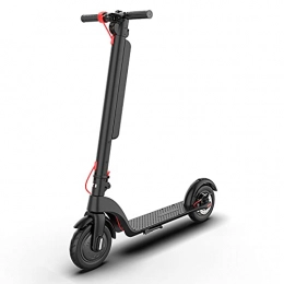 QYTS Scooter QYTS Electric Scooter Adult, 10" Solid Tires Fast Speed 32km / h Range Motorised 350w City Commuter Folding Kick Scooters