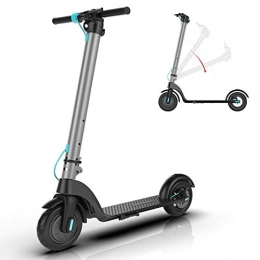RTYUI Scooter RTYUI Electric Scooter, Foldable Scooter for Adults and Teenagers, 25 km Long-Range, Up to 25 km / h, Maximum power of 350 W, Removable Battery and LCD Display, Max load capacity is 100kgSilver