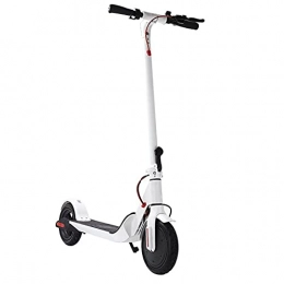  Electric Scooter scooter Electric Scooter, 45km Long Battery Life With Night Indicator Light, Double Brake System, More Convenient Travel(Color:White)