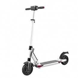  Electric Scooter scooter Scooter, Portable Folding Electric Scooter, Built-in Shock Absorption Design, Safe Riding(Color:White)