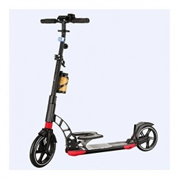 ERJIANG Scooter ERJIANG Shock Absorption Mechanism, Scooters, Foldable Kick Scooter 2 Wheel, Shock Absorption Mechanism, Large 230mm Wheels Great Scooters