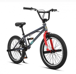 AISHFP BMX Adulte 20 Pouces BMX Vélo, Rue Freestyle Bikes Action Exploit Sportif, pour Le débutant Niveau Riders avancée Fantaisie Voir Vélo BMX, A