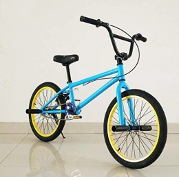 AISHFP BMX Adultes de 20 Pouces BMX vélo, Action Stunt BMX de qualité Professionnelle Vélo, Rue BMX Bikes, Convient aux débutants Niveau Riders avancés, Y