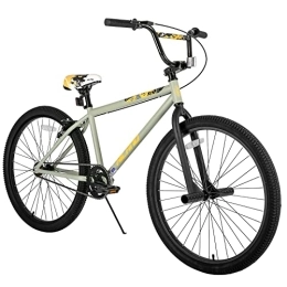 ROCKSHARK vélo Hiland Vélo pour Enfant Vélo BMX Freestyle 24 Pouces pour Garçons et Filles Adolescents avec Protection de Chaîne Roue Libre Gris…
