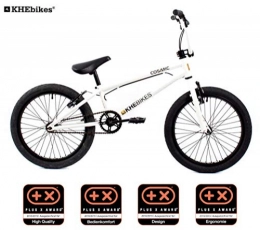 KHEbikes vélo KHE Vélo BMX Cosmic avec singix Rotor Blanc 11, 1 kg