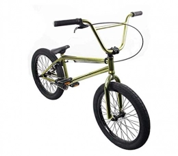 ZTBXQ vélo ZTBXQ Fitness Sports Outdoors Vélos BMX 20 Pouces Freestyle pour débutants à avancés Cadre en Acier à Haute teneur en Carbone 25X9T Engrenage BMX avec Frein de Type U Or