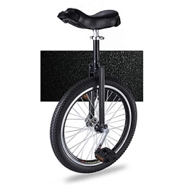  Monocycles 16" / 18" / 20" Enfant / Adulte Formateur Monocycle, Réglable en Hauteur Antidérapant Butyl Montagne Pneu Équilibre Vélo Vélo d'exercice, 20In Durable