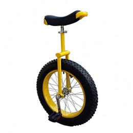 JHSHENGSHI Monocycles 20 monocycle de roue de 24 pouces pour enfants adultes débutant adolescent, siège de selle confort monocycles pneus extra épais antidérapants, vélos de cyclisme hors route d'équilibre extéri