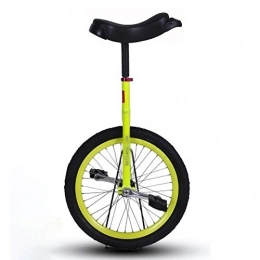 YYLL Monocycles 20 Pouces en Alliage d'aluminium for monocycle Adultes / Enfants Roue Formateur Monocycle Support for Jonglerie / Divertissant Sports de Plein air (Color : Yellow, Size : 20inch)