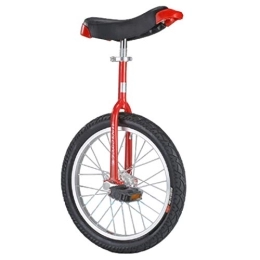  vélo Adultes Monocycles Heavy Duty / Tall People, 16 '' / 18 '' Big Kids Self Balancing Bike Bicycle Facile à Assembler (Roue Rouge de 18 Pouces)