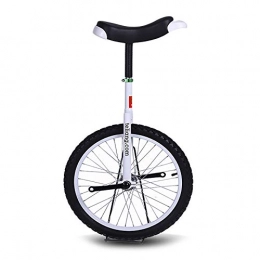 AHAI YU Monocycles AHAI YU Monocycle pour Enfants Blancs Hunycles - pour 120-175 cm Plus de Hauteur Enfant Adolescent, 24in / 20in / 18in / 16in Roue Uni-Cycle avec Alliage Anti-patiné et pédale (Size : 20 inch)