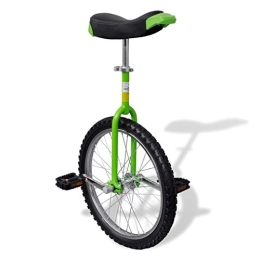 binzhoueushopping vélo binzhoueushopping Monocycle réglable Vert 20 pouces / 50, 8 cm Monocycle Adulte
