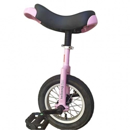 DFKDGL Monocycles DFKDGL 12"Petit Monocycle Débutant pour Petits Enfants / Enfants / 5 Ans - Parfait Starter Uni, Rose (Couleur, Rose, Taille, Roue 12 Pouces), Rose, Monocycle Roue 12 Pouces