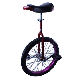 GAOYUY vélo GAOYUY Monocycle, 16 / 18 / 20 Pouces Monocycle Freestyle Pneu Et Pédale Extérieurs Antidérapants Sports De Plein Air Fitness Exercice Santé (Color : Purple, Size : 16 inches)