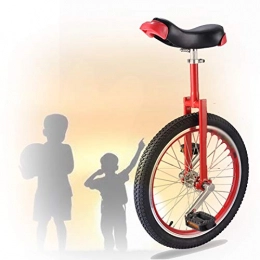 GAOYUY vélo GAOYUY Monocycle 16 / 18 / 20 Pouces, Pneu De Montagne Antidérapant Utilisation Sûre Sports De Plein Air Fitness Exercice Santé pour Débutant (Color : Red, Size : 16 inch)
