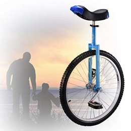 GAOYUY vélo GAOYUY Monocycle De 24 Pouces, Cadre en Acier Au Manganèse Solide Monocycle Freestyle Professionnel Unisexe Sports De Plein Air Fitness Exercice Santé (Color : Blue, Size : 24 inches)