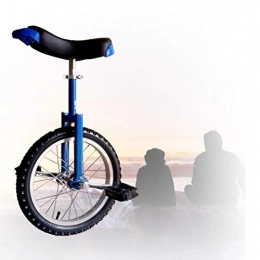 GAOYUY vélo GAOYUY Monocycle De Roue 16 / 18 / 20 / 24 Pouces, Structure Stable Monocycle Freestyle Unisexe pour Les Enfants Débutants Adultes Exercice Fun Bike Cycle Fitness (Color : Blue, Size : 16 inch)