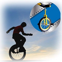GAOYUY vélo GAOYUY Monocycle, Exercice De Cyclisme D'équilibre 16 / 18 / 20 Pouces Siège Réglable Et Détachable for Les Utilisateurs De Différentes Hauteurs (Color : Yellow, Size : 16 inches)