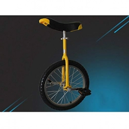 GAOYUY vélo GAOYUY Monocycle, Exercice De Vélo D'équilibre De Pneu De Montagne De Butyle Antidérapant Monocycle Freestyle 16 / 18 / 20 / 24 Pouces Sports De Cyclisme en Plein Air (Color : Yellow, Size : 18 inches)