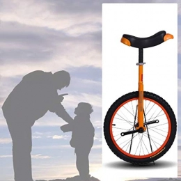 GAOYUY vélo GAOYUY Monocycle Extérieur, 16"18" Exercice De Vélo D'équilibre De Pneu De Montagne De Butyle Antidérapant for Adultes Enfants (Color : Orange, Size : 18 inches)