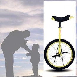 GAOYUY vélo GAOYUY Monocycle Extérieur, 16"18" Exercice De Vélo D'équilibre De Pneu De Montagne De Butyle Antidérapant for Adultes Enfants (Color : Yellow, Size : 18 inches)