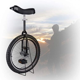 GAOYUY vélo GAOYUY Monocycle Formateur, 16 / 18 / 20 / 24 Pouces Monocycle Freestyle Exercice De Vélo D'équilibre De Pneu De Montagne De Butyle Antidérapant pour Débutant (Color : Black, Size : 24 inch)