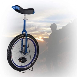 GAOYUY vélo GAOYUY Monocycle Formateur, 16 / 18 / 20 / 24 Pouces Monocycle Freestyle Exercice De Vélo D'équilibre De Pneu De Montagne De Butyle Antidérapant pour Débutant (Color : Blue, Size : 24 inch)