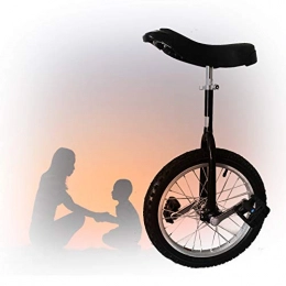 GAOYUY vélo GAOYUY Monocycle Formateur, avec Jante en Alliage Monocycle À Roues 16 / 18 / 20 / 24 Pouces Unisexe pour Adultes Enfants Exercice Fun Bike Cycle Fitness (Color : Black, Size : 18 inch)