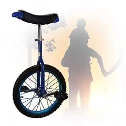 GAOYUY vélo GAOYUY Monocycle Formateur, Monocycle À Roues 16 / 18 / 20 / 24 Pouces Pédales en Plastique Arrondies Structure Stable pour Les Débutants / Professionnels / Enfants / Adultes (Color : Blue, Size : 16 inch)