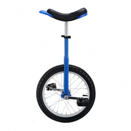 GAOYUY vélo GAOYUY Monocycle, Monocycle Freestyle 16 / 18 / 20 Pouces for Adultes Enfants Réglable en Hauteur Exercice De Vélo D'équilibre des Pneus De Montagne Antidérapant (Color : Blue, Size : 18 inches)