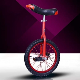 GAOYUY vélo GAOYUY Monocycle, Monocycle Freestyle Débutant Unisexe 16 / 18 / 20 / 24 Pouces Convient for Une Hauteur De 1, 20 M À 1, 80 M for Les Débutants (Color : Red, Size : 16 inches)