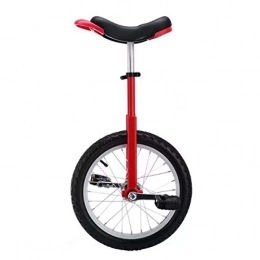 GAOYUY vélo GAOYUY Monocycle, Monocycle À Roues for Débutant Unisexe 16 / 18 / 20 Pouces Sports De Plein Air Fitness Exercice Santé for Les Enfants Adultes (Color : Red, Size : 16 inches)